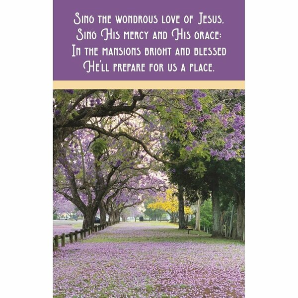 B & H Publishing Sing the Wondrous Love of Jesus Bulletin, 100PK 259744